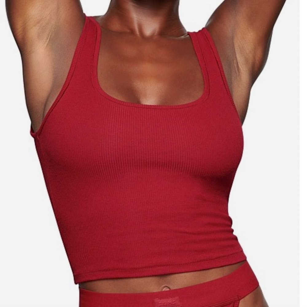 SKIMS Cotton ribbed tank (Limited Edition Color) XS